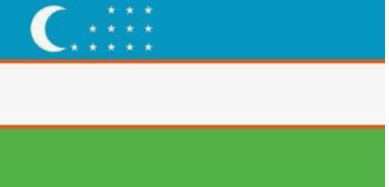 Uzbekistan flag